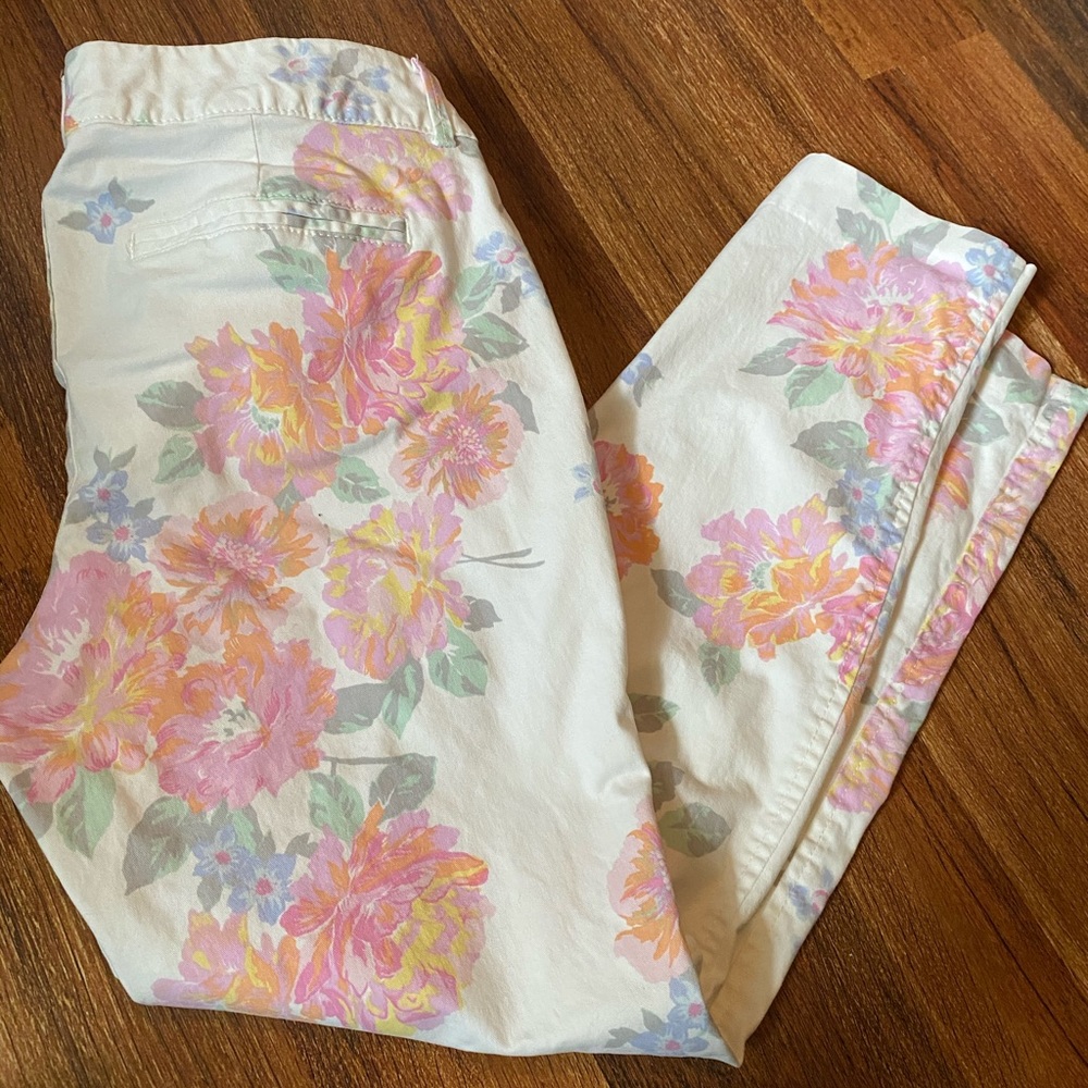 Floral Old Navy Pixie Pants